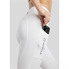 Reithose MOZira Refined With Compression Vollbesatz Silikon Montar Weiß