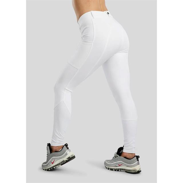 Reithose MOZira Refined With Compression Vollbesatz Silikon Montar Weiß