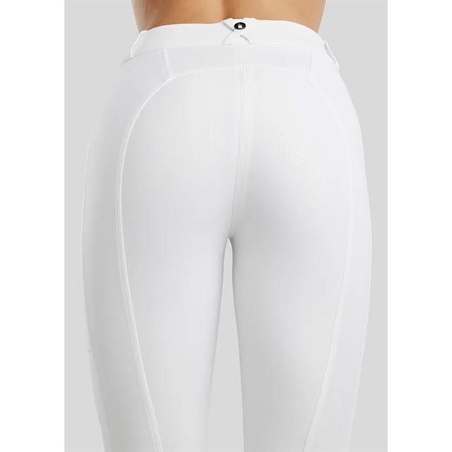 Reithose MOZira Refined With Compression Vollbesatz Silikon Montar Weiß