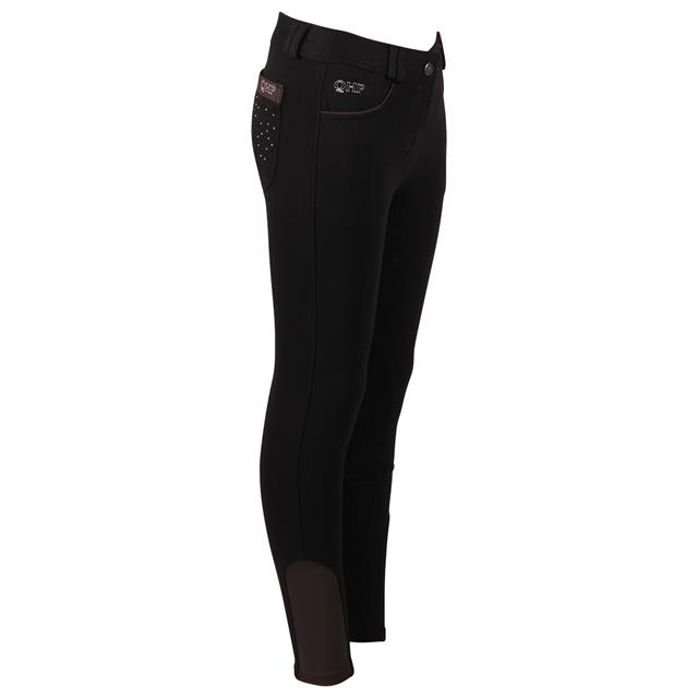 Reithose Pearl Kids QHP Schwarz
