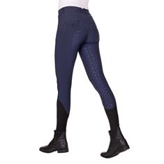 Reithose PerformNow Vollbesatz Silikon PresTeq Dunkelblau
