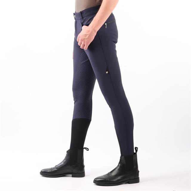 Reithose Qcaz Men Vollbesatz Silikon Quur Dunkelblau