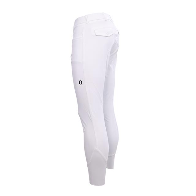 Reithose QClassic Kniebesatz Silikon QUUR Weiß