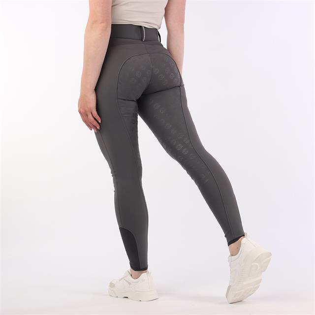 Reithose QFallyn Vollbesatz Silikon Quur Grau