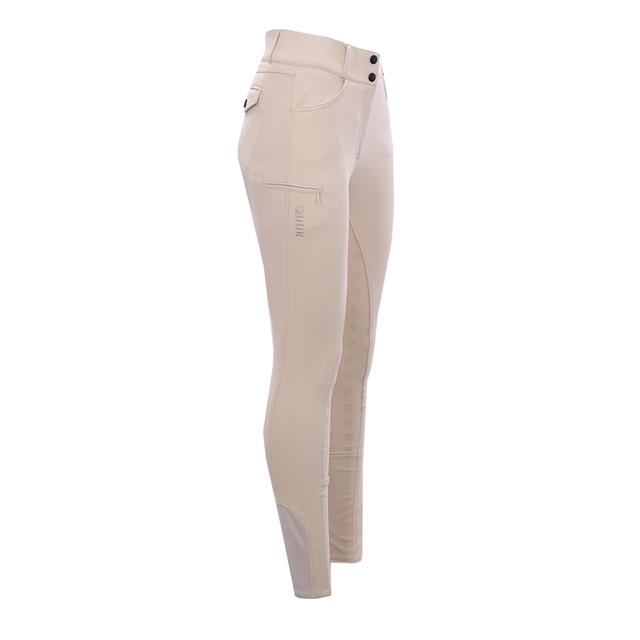 Reithose QJill Vollbesatz Silikon QUUR Beige