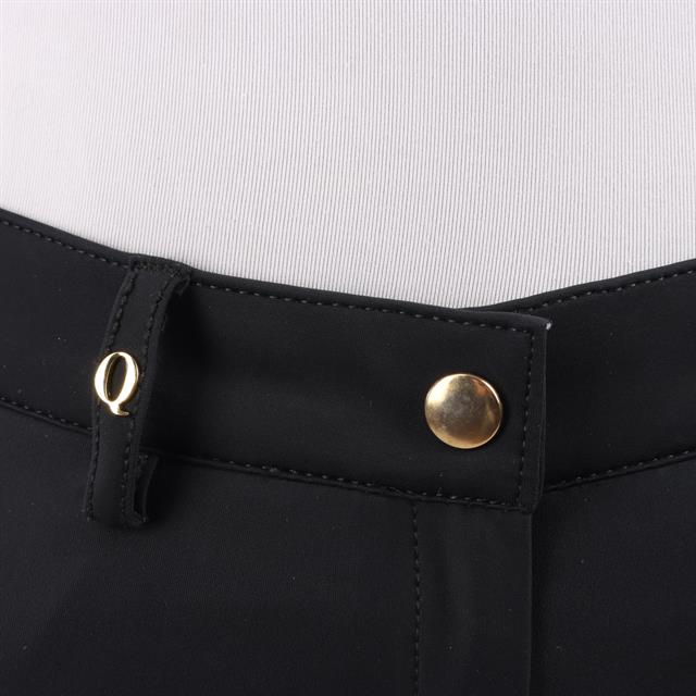 Reithose Qnoxx Vollbesatz Silikon Quur Schwarz