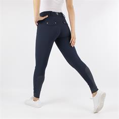 Reithose Tri Factor Kniebesatz Silikon Ariat Dunkelblau