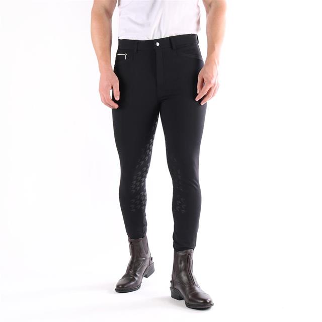 Reithose Victor Men Vollbesatz Silikon Easy Rider Schwarz