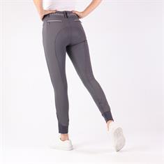 Reithose Young Rider Vollbesatz Silikon LeMieux Grau