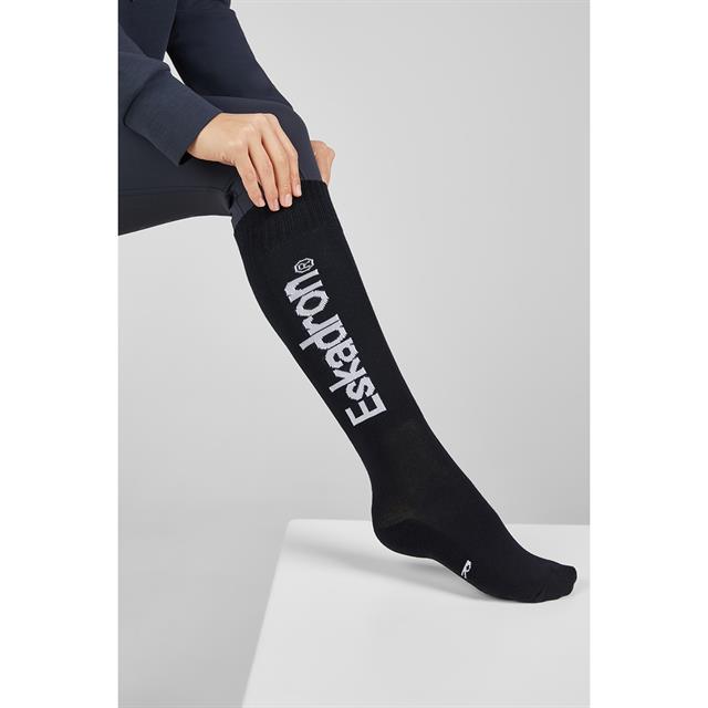 Reitkniestrümpfe Classic Sports Eskadron Dunkelblau