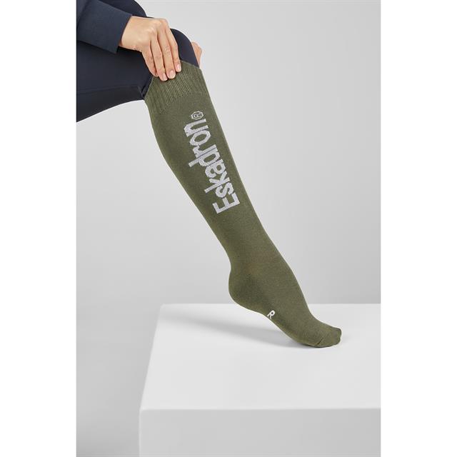 Reitkniestrümpfe Classic Sports Eskadron Grün