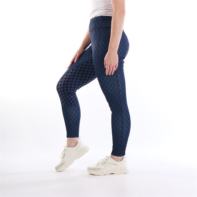 Reitleggings 3.0 Kids Vollbesatz Silikon Paardenpraat by EJ Dunkelblau