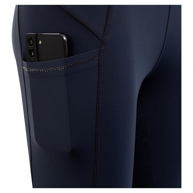 Reitleggings 3C Vollbesatz Silikon ANKY Dunkelblau