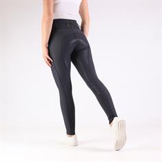 Reitleggings Active Vollbesatz Silikon Anky Grau
