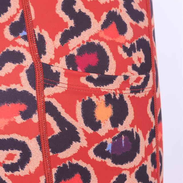 Reitleggings AR24209 Vollbesatz Silikon Active Rider Rot