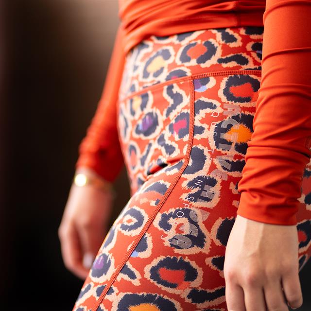 Reitleggings AR24209 Vollbesatz Silikon Active Rider Rot