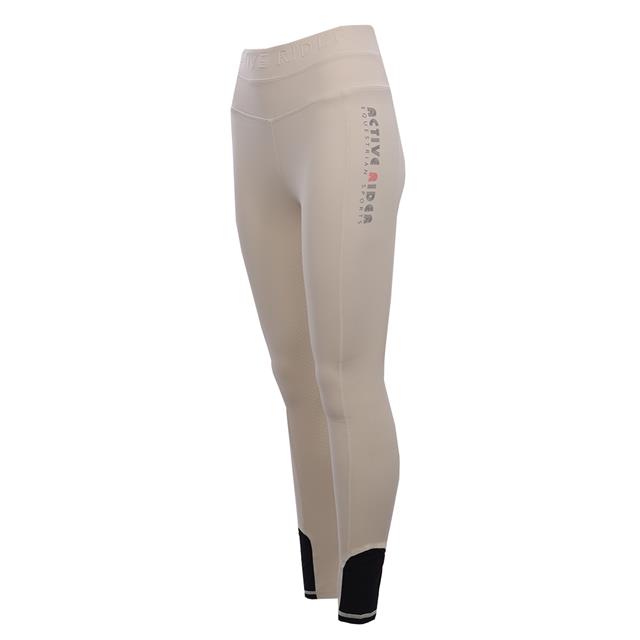 Reitleggings Ar25300 Vollbesatz Silikon Active Rider Gebrochenes Weiß