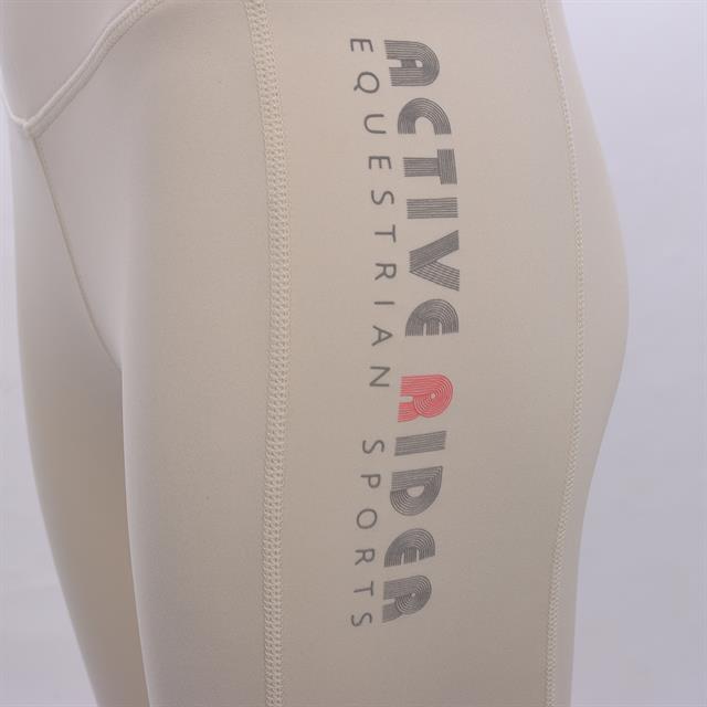 Reitleggings Ar25300 Vollbesatz Silikon Active Rider Gebrochenes Weiß