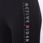 Reitleggings Ar25300 Vollbesatz Silikon Active Rider Schwarz
