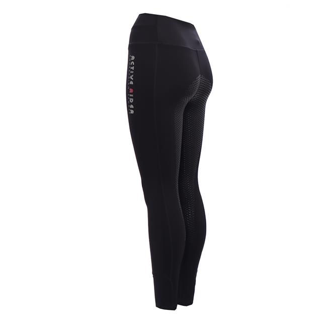 Reitleggings Ar25300 Vollbesatz Silikon Active Rider Schwarz