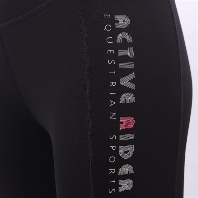 Reitleggings Ar25300 Vollbesatz Silikon Active Rider Schwarz