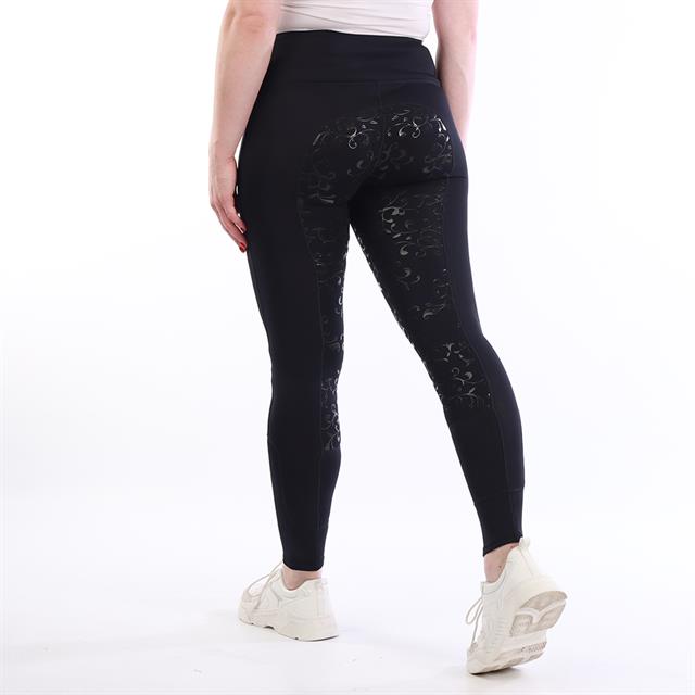 Reitleggings Basic Vollbesatz Silikon Barato Dunkelblau