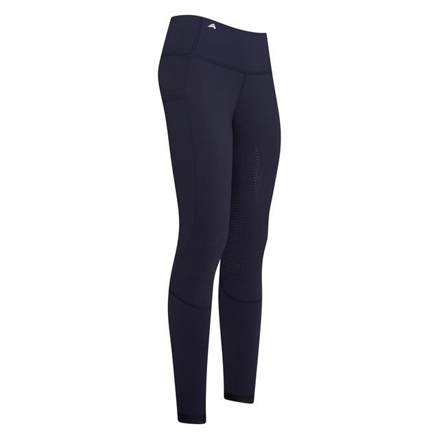 Reitleggings Breeze Vollbesatz Silikon euro-star Dunkelblau