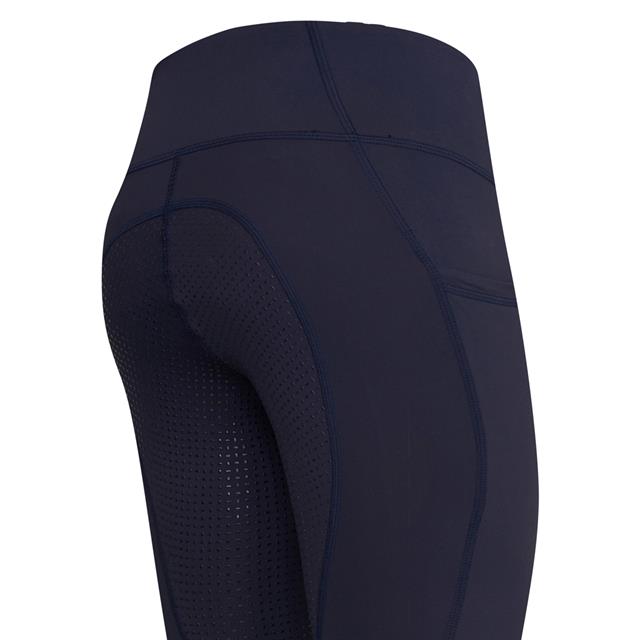 Reitleggings Breeze Vollbesatz Silikon euro-star Dunkelblau