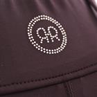 Reitleggings Brushed Vollbesatz Silikon Rebel By Montar Braun
