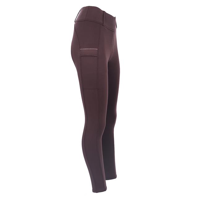 Reitleggings Brushed Vollbesatz Silikon Rebel By Montar Braun