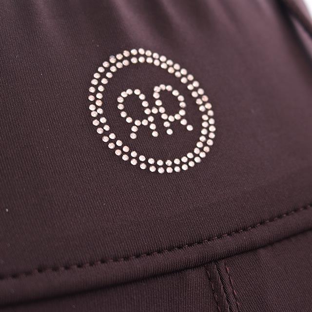 Reitleggings Brushed Vollbesatz Silikon Rebel By Montar Braun