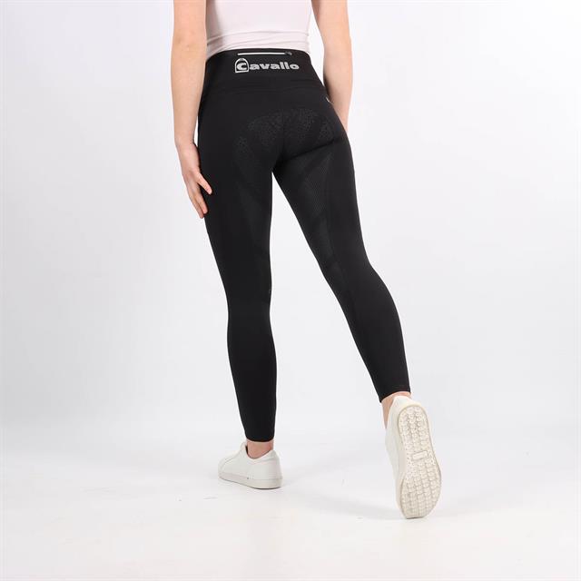 Reitleggings CAVALLin Vollbesatz Silikon Cavallo Schwarz
