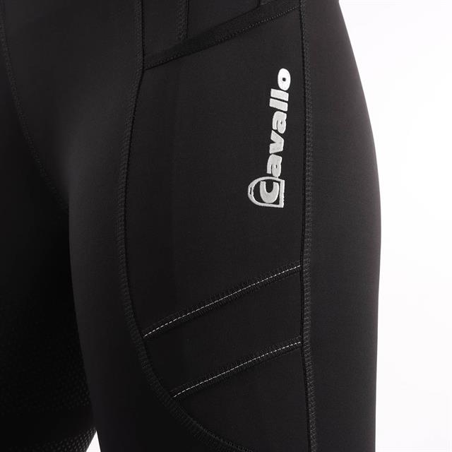 Reitleggings CAVALLin Vollbesatz Silikon Cavallo Schwarz
