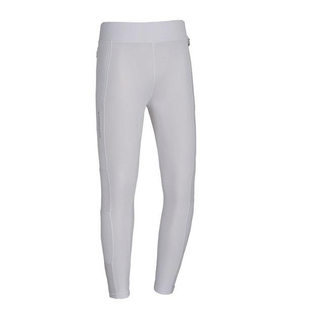 Reitleggings Classic Kemmie Kids Vollbesatz Silikon Kingsland Weiß