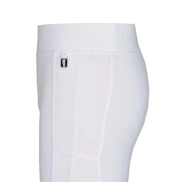 Reitleggings Classic Kemmie Kids Vollbesatz Silikon Kingsland Weiß
