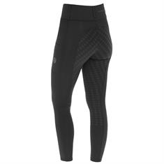 Reitleggings Compression Vollbesatz Silikon Covalliero Schwarz
