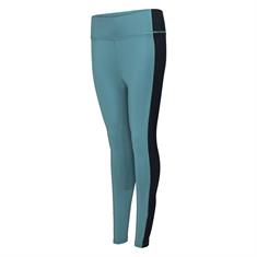 Reitleggings Compression Vollbesatz Silikon Kingsland Türkis