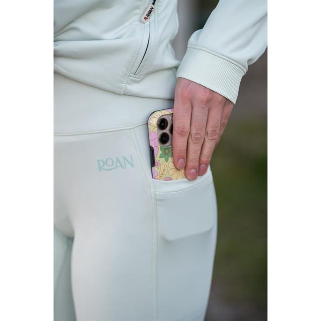 Reitleggings Cycle Four Vollbesatz Silikon ROAN Hellgrün