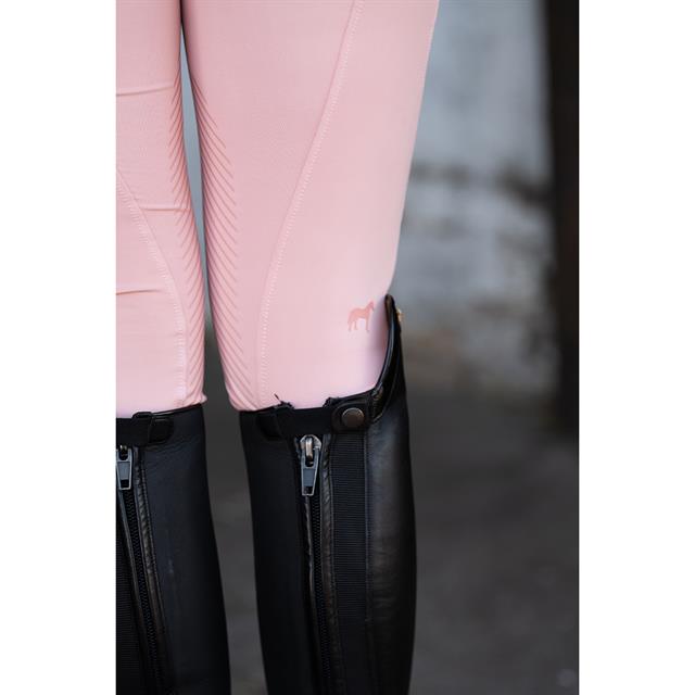 Reitleggings Cycle Four Vollbesatz Silikon ROAN Rosa