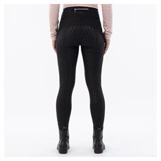 Reitleggings Dieke Vollbesatz Silikon BR Schwarz