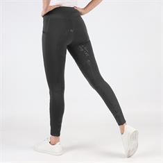 Reitleggings Dietse Kids Vollbesatz Silikon Easy Rider Grau