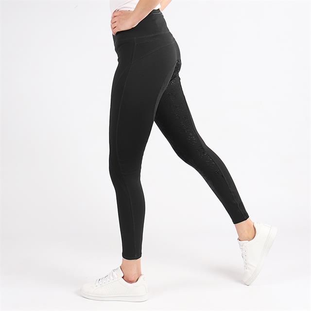 Reitleggings Dietse Kids Vollbesatz Silikon Easy Rider Schwarz