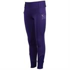 Reitleggings Diva Violet Vollbesatz Silikon Kinder Harry's Horse Dunkellila