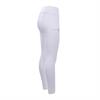 Reitleggings EJCompetition Kinder Vollbesatz Silikon Epplejeck Weiß