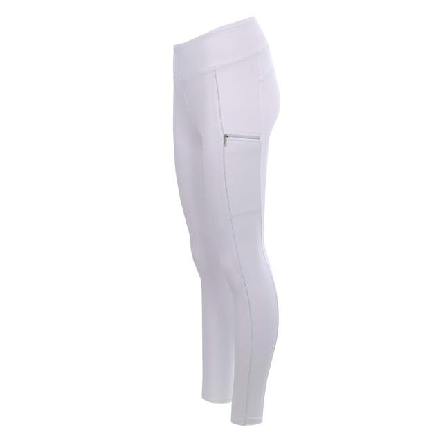 Reitleggings EJCompetition Kinder Vollbesatz Silikon Epplejeck Weiß