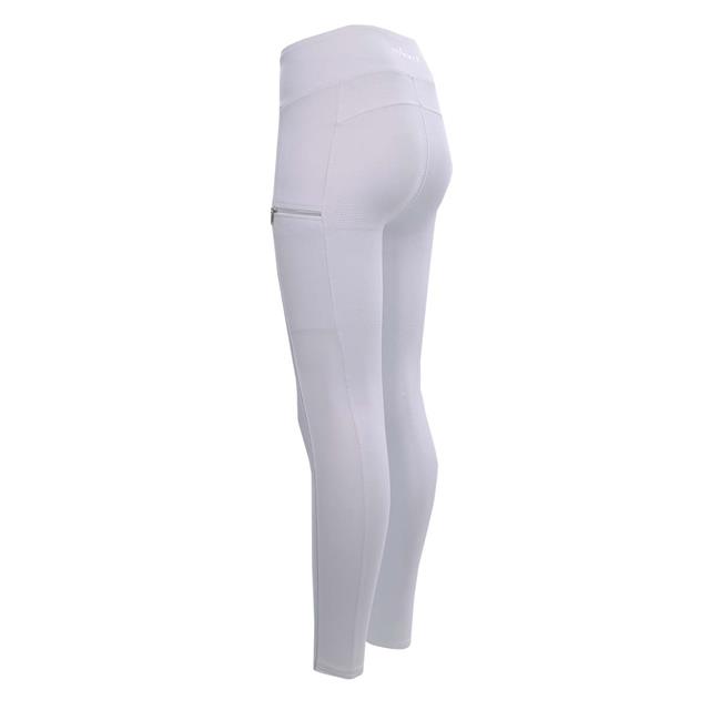Reitleggings EJCompetition Kinder Vollbesatz Silikon Epplejeck Weiß
