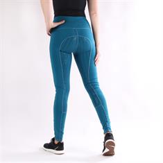 Reitleggings EJillustris Vollbesatz Silikon Epplejeck Blau