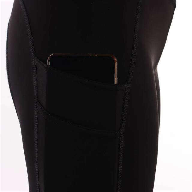 Reitleggings EJPhebe Kids Vollbesatz Silikon Epplejeck Schwarz