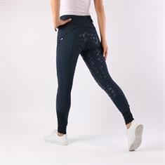Reitleggings Energetic Vollbesatz Silikon Anky Dunkelblau