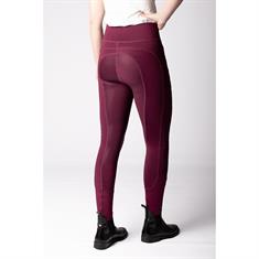 Reitleggings Equitight Avatar Vollbesatz Silikon Kids Harry's Horse Dunkelrot